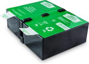 GREENTECH COMPATIBLE APCRBC124 SLA BATTERY FOR APC BR1300G BX1500G SMT750RM2U 24V 9AH REPLACES APCRBC124 RBC124 Battery Cartridge #124