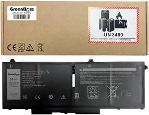 GREENTECH 07KRV 451-BCWY BATTERY FOR DELL LATITUDE 5330 5530 5430 7330 7430 7530 PRECISION 3570 58WH H4PVC 8P81K Y86WG PX0GF FK0VR 8H6WD