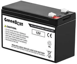 GREENTECH COMPATIBLE APCRBC178-12V7AH SLA BATTERY FOR APC BVK750M2, Back-UPS 750VA/410W, Back-UPS BVK750M2 12V 7AH REPLACES APCRBC178 RBC178 Battery Cartridge #178