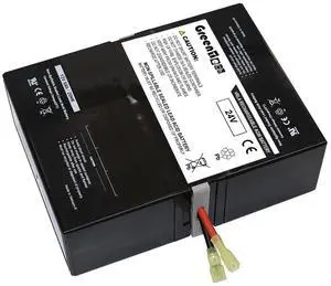 GREENTECH COMPATIBLE RB1280X2A 24VDC SLA BATTERY FOR INTELLIGENT LCD UPS Series CP1350AVRLCD CP1500AVRLCD CP1500AVRT