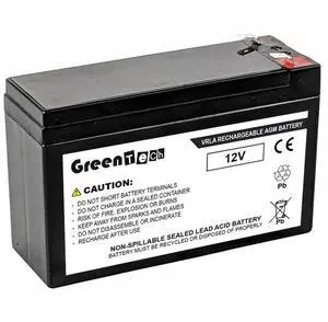 GREENTECH COMPATIBLE APCRBC106 SLA BATTERY FOR APC BACK-UPS BGE90M, BGE90M-CA, BE400, BE400-CP, BE400-FR, BE400-GR, BE400-IT 12V 6AH REPLACES APCRBC106 RBC106 Battery Cartridge #106