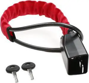 Heavy Duty Steering Wheel Lock Seat Belt Lock Anti-Theft Vehicle Lock with 2-Key