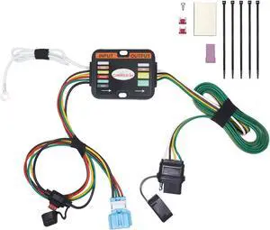 CARROFIX Custom-Fit Vehicle Wiring Kit with 4 Way Flat Trailer Connector for 2018-2023 Honda Odyssey - Simple Plug-in Odyssey Hitch Wiring Harness