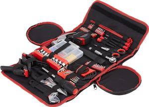 Stalwart 75-HT1086 86 Piece Tool Kit - Household Car & Office in Roll Up Bag