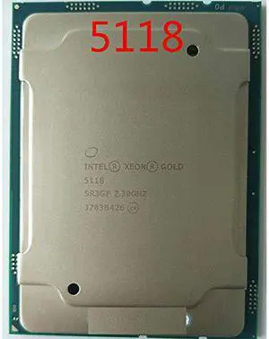 Intel Xeon Gold 5118 Processor 16.5M Cache, 2.30 GHz CD8067303536100 SR3GF CPU