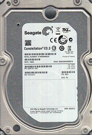 ST4000NM0033, Z1Z, TK, PN 9ZM170-001, FW 0001, Seagate 4TB SATA 3.5 Hard Drive