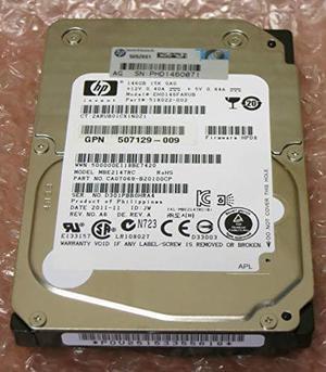 HP 518022-002 518022-002 HP 146GB 15K 6G SAS SFF HARD DRIVE