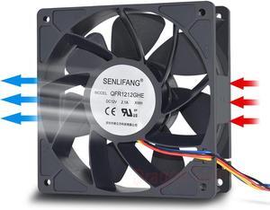 Genuine New QFR1212GHE DC 12V 2.1A S7 S9 T9 L3 BTC ETH  Mining Double Ball Bearing /Cooling Fan 120*120*38mm