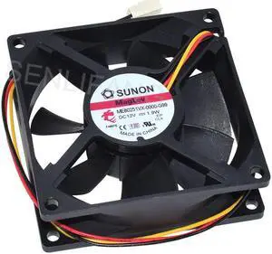Original For SUNON  ME80251VX-0000-G99 DC 12V 1.9W 8cm 3-Wire Server Cooling Fan