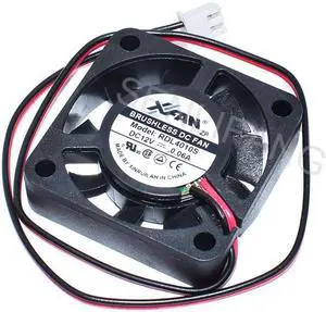 New RDL4010S 12V 0.06A 40*40*10MM 2-Pin Server Square Cooling Fan