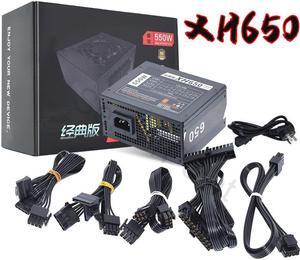 110V 220V Gaming pc power supply SFX650 for SFX Full Modular 80plus Bronze  Power Supply XH650 550W FSP MS450 Working