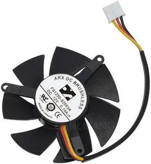Brand New Original gtx1050 / 1050ti FS1250-S2053A 12V 0.19a 3-wire Graphics Card Fan