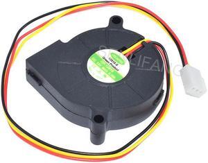 New CF-12515  DC12V 0.18A 50x50x15mm 3-Pin Server Cooling Fan