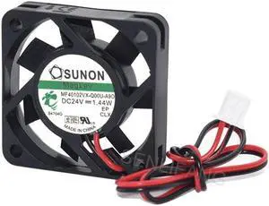 Brand New For SUNON MF40102VX-Q00U-A9D 4010 DC24V 1.4W 2-Wire Silent Fan