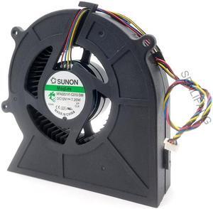 For SUNON MFA0251V1-C010-S99 Cooling Fan DC12V 7.20W F1A13T 4-Wire Cooler Not Brand New