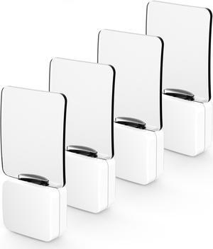 Night Light with Dusk to Dawn Light Sensor at Bottom, Light in Warm White for Hallway, Bedroom, Living Room, Bathroom and Other Scenes, ETL Certified, White, 4 Pack