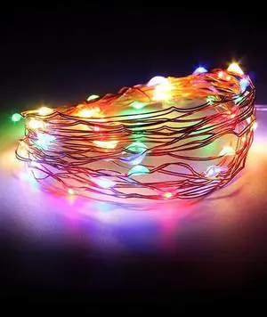 Solar Powered 200 LED Copper Wire Fairy Light - 72', 8 Light Modes Solar Powered 200 LED Copper Wire Fairy Light - 72', 8 Light Modes