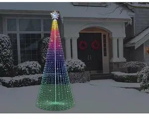 7ft RGB Christmas Tree with Pre-Lit Lights and IR Remote 7ft RGB Christmas Tree with Pre-Lit Lights and IR Remote