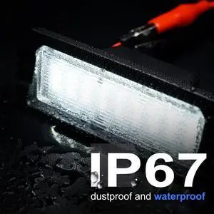 Acaigel White Led Rear License Plate Light For Hyundai Sonata Elantra Veloster Kia K5