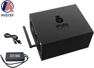 New iPollo V1 Mini SE Miner RAM: 6GB  Hashrate: 200MH/s Power Consumation: 135W±10% With PSU and Power Cord Sold by HIGISY