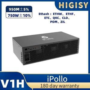 New Release iPollo V1H 950M Hydro Super Quiet Home Miner 6G Memory Hydrocooling Water Cooling Ethash ETHW ETHF ETC ZIL ipollo v1h miner