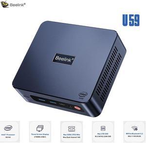 Beelink U59 Pro Gaming Mini Pc Intel Jasper Lake Processor N5105 DDR4 16G SSD 500G Wifi6 BT5.2 Desktop Computer Office 16g ram / 500g ssd