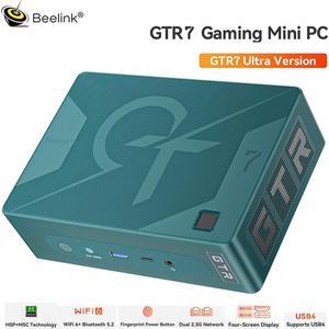 Beelink GTR7 7840HS Mini Pc AMD Ryzen 7 32G DDR5 5600MHz RAM 1TB SSD WIFI6 BT5.2 HDMI/DP/Dual USB4 desktops Diy Gaming Computer Laptop Portable pc