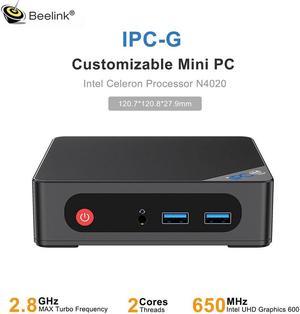 BEELINK IPC-G Fanless Mini PC Intel Celeron N4020 4G/8G DDR4 64G/128G SSD Wifi5 BT5.1 Minipc desktop Gaming computer Laptop 8GB / 128GB