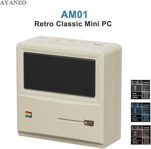 AYA NEO Retro AM01 5700U Office mini pc AMD Ryzen 7 5700U DDR4 16G SSD 512G Wifi6 BT52 Windows 11 DPHDMI Gamer Complete Laptop