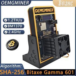 Bitcoins Miner 1.2TH/s Bitaxe 601  Solo Miner BM1370 Asic Chip 2.4G WiFi 18W/TH BTC Lottery Crypto Miner with S21 Pro Asic Bitcoins Mining Machine Micro Silent Home Use