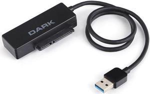Dark StoreX DSA4 External SATA to USB3.0 Converter Adapter - USB3.0 Speed Converter for All SATA I/ II/ III 3.5"/2.5" HDD / SSHD / SSD Supported Disks