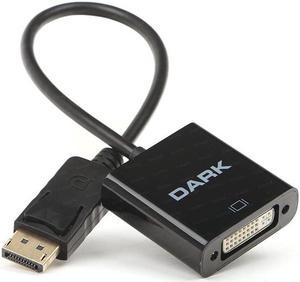 Dark ADPXDVI DisplayPort to DVI Adapter - 1920x1200 - 1080p - Dongle - Monitor Adapter - DisplayPort Adapter - Dp to DVI