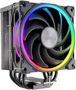 Akasa Soho H4 Plus AM5 and LGA1700 Compatible CPU Cooler with 12cm PWM ARGB Fan (AK-CC4022HP01) Akasa Soho H4 Plus AM5 and LGA1700 Compatible CPU Cooler with 12cm PWM ARGB Fan (AK-CC4022HP01)