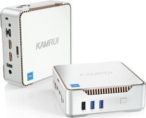 KAMRUI GK3PLUS Mini PC 16GB DDR4 1TB SSD, 12th Gen Intel Alder Lake-N95(up to 3.40GHz) Mini Desktop Computer, Support 2xHMDI+VGA 4K Triple Display for School/Home/Office PC