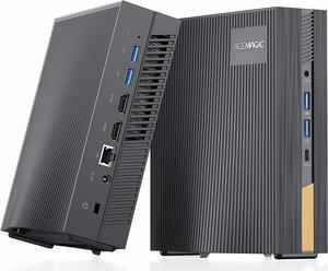[Office/Gaming PC] Mini PC Intel 11500B [Beat i7 11390H] 16GB DDR4 512GB NVME SSD Mini Computers, Small Desktop Tower PC Support WiFi 6/BT 5.2/Type C/HDMI/4K Triple Display/Up to 4.6 GHz