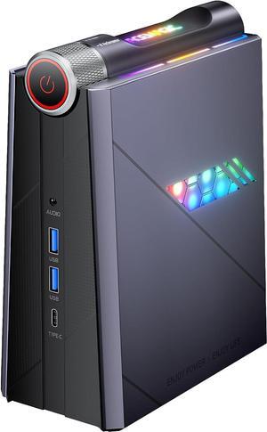 AD08 Mini Gaming PC, i7-11700B (8C/16T, up to 4.8GHz) Beat 1165 G7 16GB DDR4 512GB NVMe SSD Micro Computers Windows 11, 4K Triple Display/WiFi6/BT5.2/Windows 11 Small Desktop Gaming PC