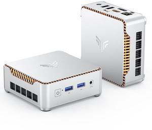 KAMRUI Mini Computer 4K Mini PC Intel 12th Alder Lake N97 (up to 3.6GHz) Mini PC,8GB RAM 256GB M.2 SSD, Windows 11 Pro, 4K UHD, WiFi5