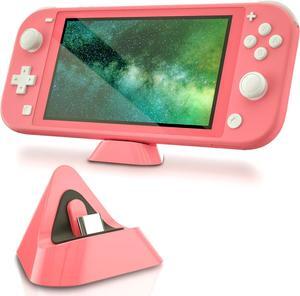 Charging Dock for Nintendo Switch lite, Docking Station for Nintendo Switch lite - Coral