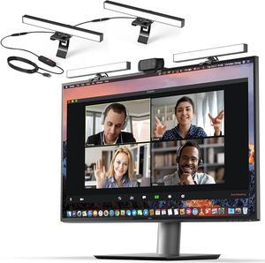 HumanCentric Video Conference Lighting - Webcam Light for Streaming, LED Monitor and Laptop Light for Video Conferencing, Zoom Lighting for Computer, Replaces Ring Light for Zoom Meetings, Double Kit