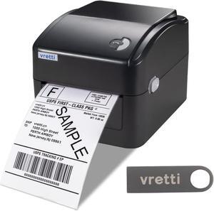 Shipping Label Printer, VRETTI Thermal Label Printer for Shipping Packages, 4x6 Barcode Label Printer Compatible with Windows & Mac System, Label Maker Machine for Small Business UPS Ebay Amazon