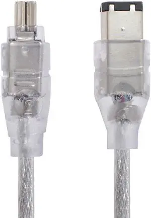 Xiwai 1394 6Pin to Firewire 400 IEEE 1394 4 Pin Male iLink Adapter Cord Cable for Camera Camcorder