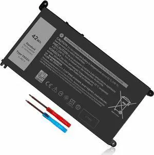 42Wh YRDD6 Replacement Laptop Battery for Dell Inspiron 15 3000 Series 3583 3593 3582 3501 Inspiron 15 5000 Series 5584 5585 5593 5594 5598 Inspiron 14 5481 P75F P93G P93G001 Vostro 5490 1VX1H VM732