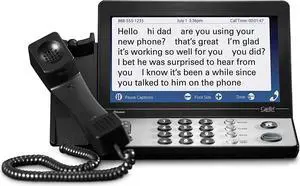2400i Captioned Telephone Large Touch-Screen Captioned Telephone with 40dB Amplification