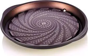 TECHEF - Stovetop Korean BBQ Non-Stick Grill Pan, Made in Korea (Purple)