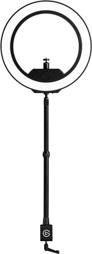 Elgato Ring Light - Premium 2500 lumens Light with desk clamp and ball mount for Streaming, TikTok, Instagram, Home Office, Temperature and Brightness app-adjustable on Mac, PC, iOS, Android