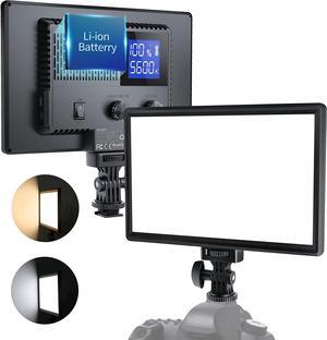 RALENO LED Video Light, Camera Light for Pictures Video Recording with 4000mAh Battery Support Type-C USB Power Supply, CRI>95 3200K-5600K Photo Light for Outdoor Photography Live Streaming Zoom Calls