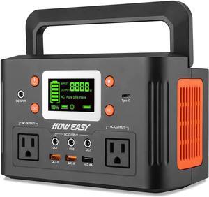260W Portable Power Station.178Wh Solar Generator(Solar Panel Not Included) with 2 110V/260W AC Power Socket Backup Power Supply, Suitable for CPAP, Outdoor Camping Travel Home Emergency