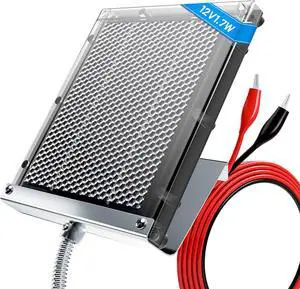 POWOXI 12V 1.7W Deer Feeder Solar Panel Waterproof with Bracket & Clip | Outdoor for Deer Feeder | 95% Clear PC Panel | Fast 12V Charge | IP65 Waterproof | Stainless Bracket & Alligator Clip POWOXI 12V 1.7W Deer Feeder Solar Panel Waterproof with Bracket & Clip | Outdoor for Deer Feeder | 95% Clear PC Panel | Fast 12V Charge | IP65 Waterproof | Stainless Bracket & Alligator Clip