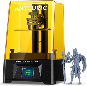 ANYCUBIC Photon M3 Resin 3D Printer, 7.6'' LCD SLA UV 3D Resin Printer with 4K+ Monochrome Screen, Protective Film, Fast Printing, Max Printing Size 7.08" × 6.45" × 4.03"