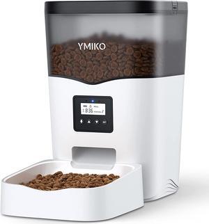 Automatic Cat Feeder, Cat Food Dispenser with Voice Recorder, Timed Small Pet Feeder with Programmable Timer, 1-4 Meals Per Day, 3L/12.7 Cups Capacity